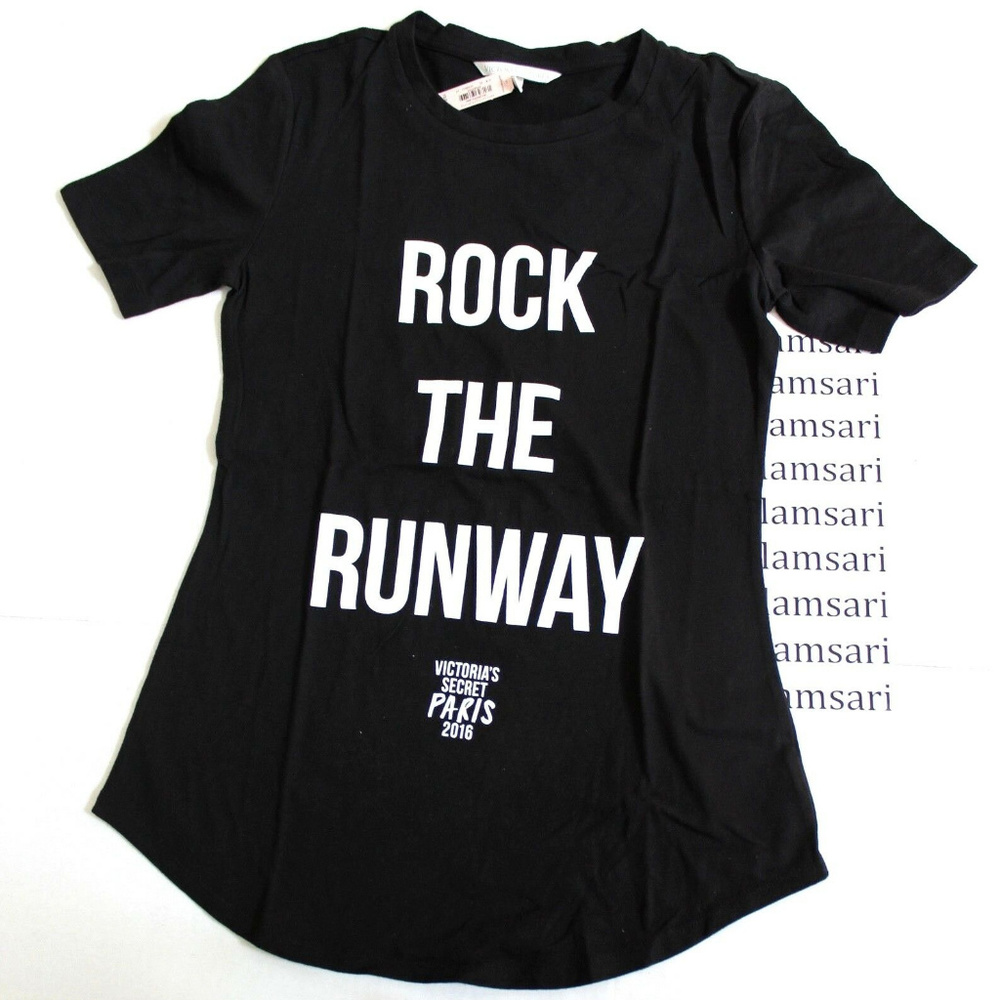 Victoria's Secret 2016 Paris Fashion Show Tee ROCK THE RUNWAY Size XS/S